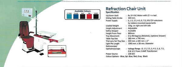 MESS Ophthalmology Refraction Chair Unit